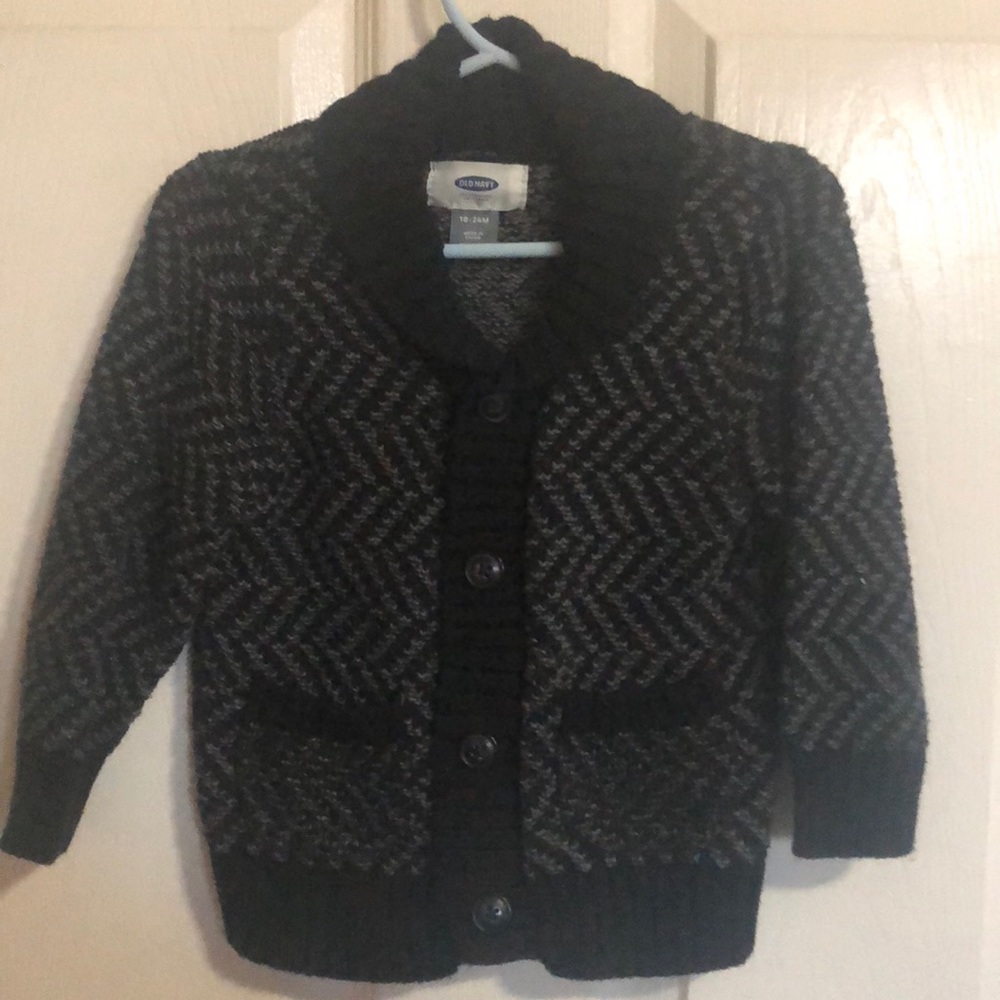 Old Navy toddler chevron strip shawl cardigan